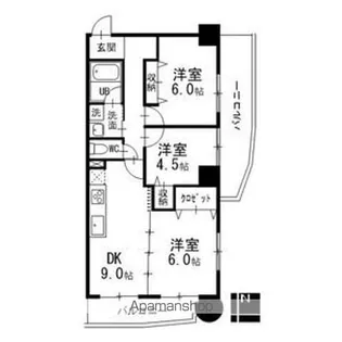 ANSWER21【6階】の間取り