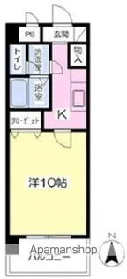 CITY SPIRE東石井【502号室】の間取り