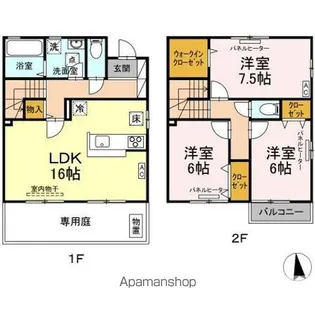 リビングタウン鳴滝 B【1階】の間取り