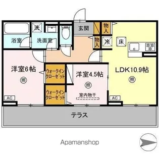 DEAR LIFE【1階】の間取り