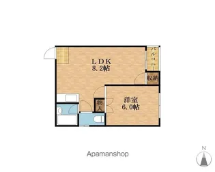 おしゃれ館新森【203.号室】の間取り