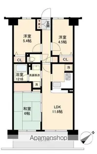 RJRリクロス立石【3階】の間取り