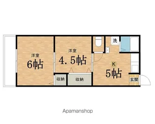 メゾンモンペール【1階】の間取り
