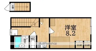 レオパレスセドナ【2階】の間取り