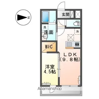 仮)長野市篠ノ井布施五明Kアパート【1階】の間取り