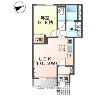 GRANDEUR M【1階】の間取り