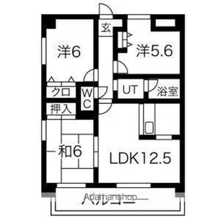 Granville【3階】の間取り