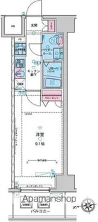 GENOVIA新宿GREEN VEIL【10階】の間取り