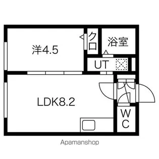ボヤージュドゥロワ【3階】の間取り