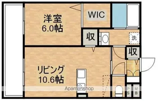メルローズ寿第一【3階】の間取り