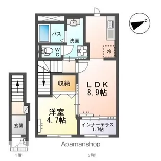 結(ゆい)【2階】の間取り