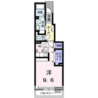 ピーナッツ メゾン【105号室】の間取り