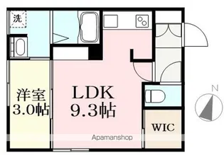 PLEDGE【201号室】の間取り