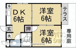 リバーサイド宝ヶ池【1階】の間取り