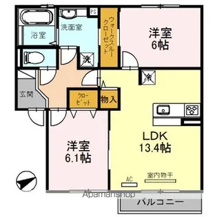 CASANOVA【2階】の間取り