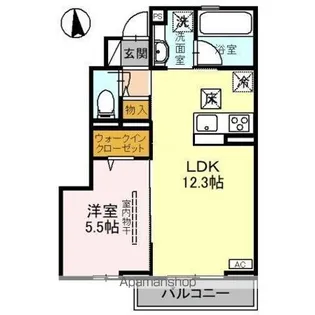 樹翠庵 弐番館【1階】の間取り