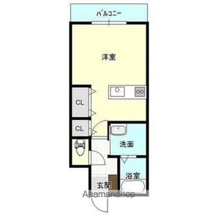 スカイヒルズ宇宿【302号室】の間取り
