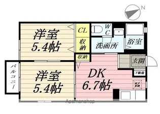 アルカディアⅡ【1階】の間取り