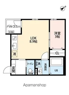 ROBOT−HOUSE(ロボットハウス)守山【3階】の間取り
