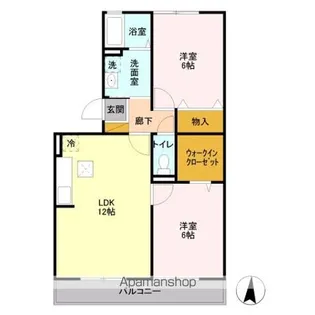 アネシス【2階】の間取り