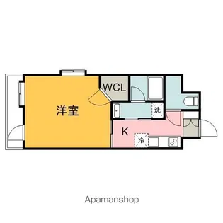 カルム宇品【2階】の間取り