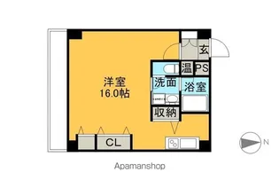 カーサ・フェリーチェ【3階】の間取り