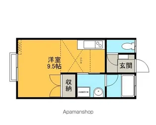 サンパレス岩城【103号室】の間取り