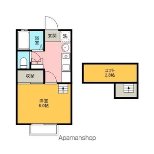 マンションプレリア【1階】の間取り