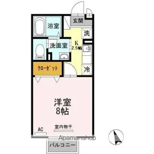 セジュール久松台【2階】の間取り