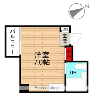 パピル吉祥寺【301号室】の間取り