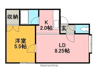 メゾンステラV【3階】の間取り