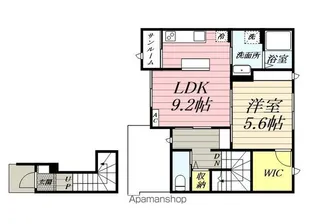 MONSTELLAS A【2階】の間取り