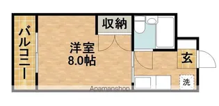 コーポさわやか【1階】の間取り