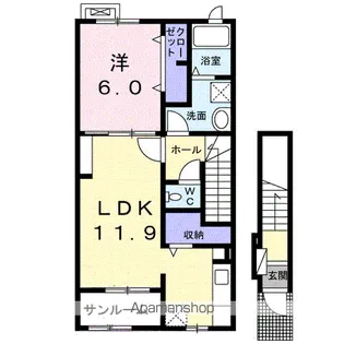 セルバ・セレッソ【2階】の間取り