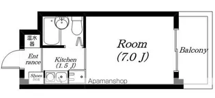 レジデンス八日市【102号室】の間取り