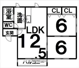 PRIDE【202号室】の間取り