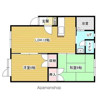 ウッディファミリーⅡ【2階】の間取り