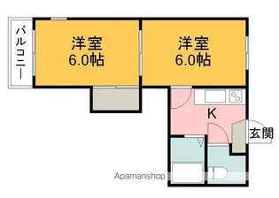 ブリックメゾン1号館【3階】の間取り