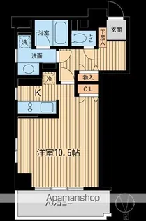 芝公園アパートメント【202号室】の間取り