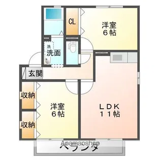 K・ブルーム【B202号室】の間取り