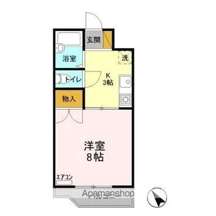 ロイヤルハイツ大澤【1階】の間取り