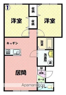 エリーズ【201号室】の間取り