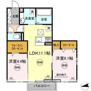 グレイシア(塩上町二丁目)【1階】の間取り
