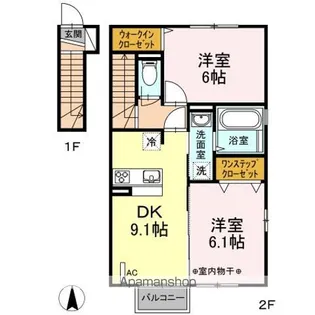 ヴィル・トランキル大森【2階】の間取り