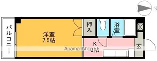 グランドハイム小坂【401号室】の間取り