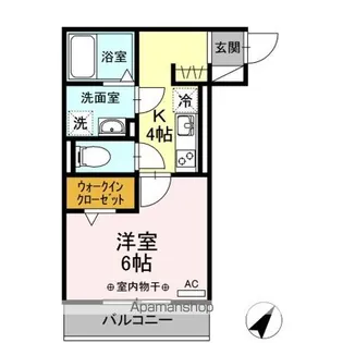 ジュネス東静岡【3階】の間取り