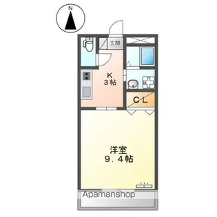 セーフティーパレス【2階】の間取り