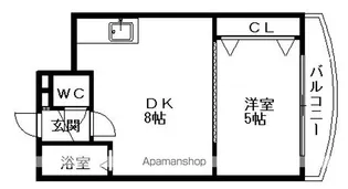 パークヒルズ新札幌【307号室】の間取り