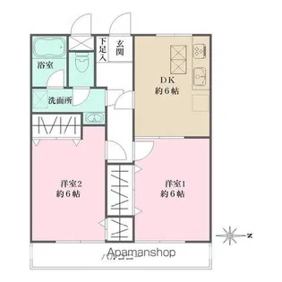 藤マンション【1階】の間取り