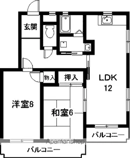 パークハイムHIRO【4階】の間取り